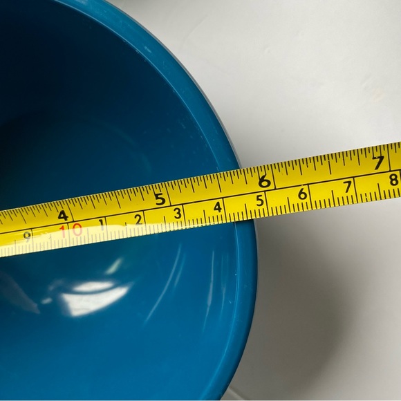 TarHong Melamine Bowls Set Of 4 Turquoise Aqua Blue 5.75” Tar Hong Nesting - Picture 8 of 16